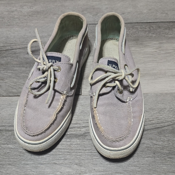 Sperry Women's Gray Boat Shoes - Picture 1 of 6